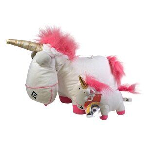 Despicable Me 2 Plush Stuffed Animal Unicorn Toy Factory Lot of 2 Carnival Toy